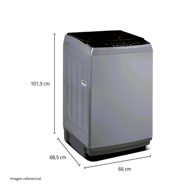 LAVADORA INDURAMA AUTOMÁTICA 18 KILOS CARGA SUPERIOR GRIS PANEL DIGITAL LRI-18DGR (NUEVO) - 2