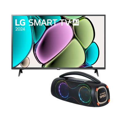 TELEVISOR LG 32 PULGADAS SMART TV WEBOS 32LR600BPSC + PARLANTE EWTTO PORTÁTIL 40W ET-P4300MBC - 1