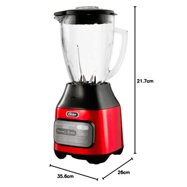 LICUADORA OSTER 1.5 LT REVERSIBLE BLSTPEG-CRT + CAFETERA OSTER 4 TAZAS ROJA BVSTDCDR5R - 3