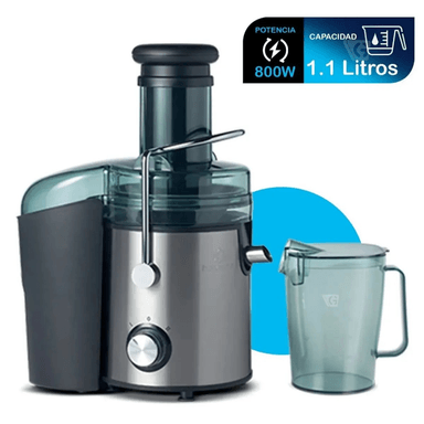 MICROONDAS INDURAMA 20 LTS ESPEJADO GRIS MWI-20TCRP + EXTRACTOR DE JUGOS INDURAMA 1.1LTS EI-CR - 4