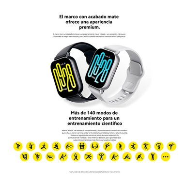 RELOJ INTELIGENTE SMARTWATCH REDMI WATCH 5 ACTIVE GRIS - 3