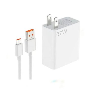 CARGADOR XIAOMI 67W ORIGINAL CON CABLE PARA POCO X6 PRO - BLANCO - 2