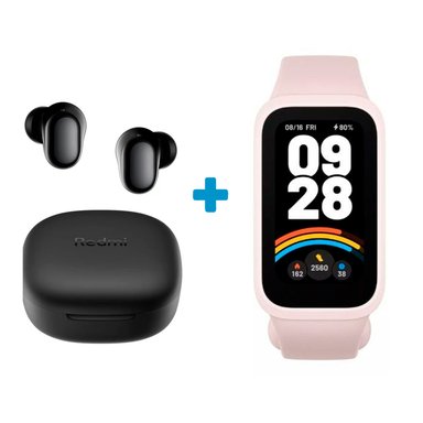 REDMI BAND 9 ACTIVE ROSA + AUDÍFONOS XIAOMI REDMI BUDS 6 PLAY