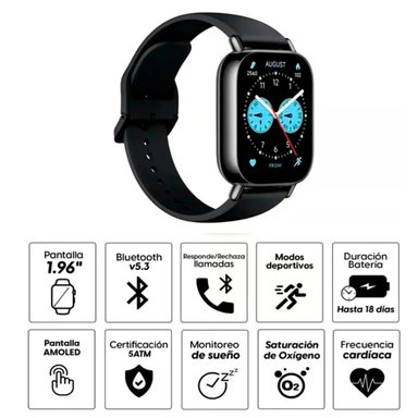 XIAOMI SMARTWATCH REDMI WATCH 5 LITE - NEGRO - 3