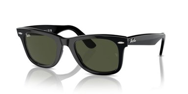 LENTES DE SOL WAYFARER RB2140 BLACK GREEN RAY-BAN TALLA 50 - 1