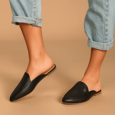 ZAPATOS MULES MUJER MISSHUS MICA NEGRO - 1