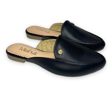 ZAPATOS MULES MUJER MISSHUS MICA NEGRO - 3