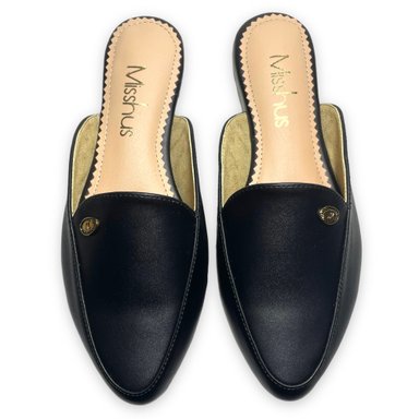 ZAPATOS MULES MUJER MISSHUS MICA NEGRO - 4