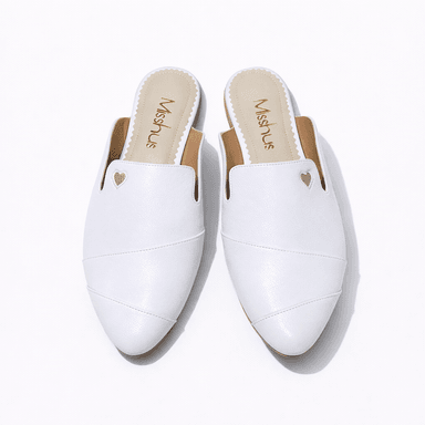 ZAPATOS MULES MUJER MISSHUS IRIS BLANCO - 2