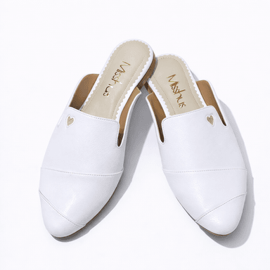 ZAPATOS MULES MUJER MISSHUS IRIS BLANCO - 4
