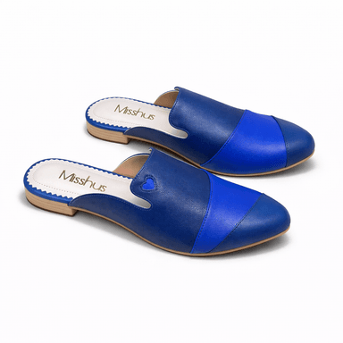 ZAPATOS MULES MUJER MISSHUS IRIS MIX AZUL CI - 2