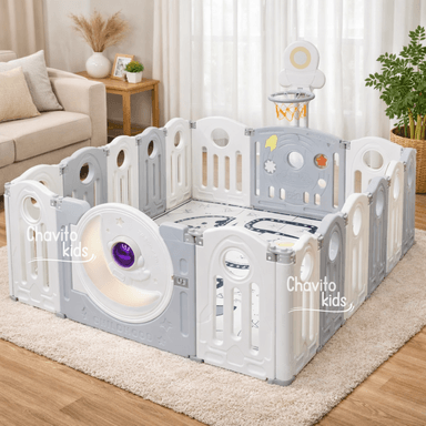 CORRAL 16 PANELES PLEGABLES ASTRONAUTA