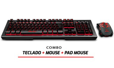 COMPUTADORA PC GAMER DRACO RED PLUS CORE I5 12400F 12TH 16GB 500GB 24' CURVO RTX5050 8GB MI PC LISTA - MIPCLISTA - 5