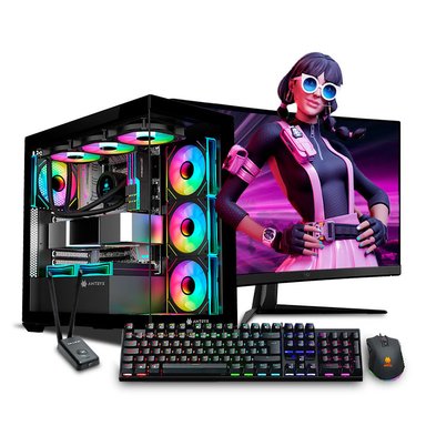 COMPUTADORA PC GAMER HERO PINK Core Ultra 9 285K 32GB DDR5 1TB 27' 280HZ CURVO RTX5070TI 16GB  MI PC LISTA - MIPCLISTA - 1