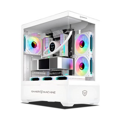 COMPUTADORA GAMER FALKOR WHITE PLUS RYZEN 7 8700F 16GBDDR5 500GB 24' CURVO RTX5060 8GB MI PC LISTA - MIPCLISTA - 2