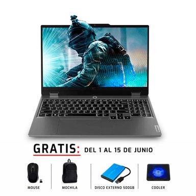 MI PC LISTA - LAPTOP LENOVO LOQ 15IAX9 15.6'' CORE I5 12450HX 32GB DDR5 500GB RTX 3050 6GB GDDR6 MIPCLISTA - 2