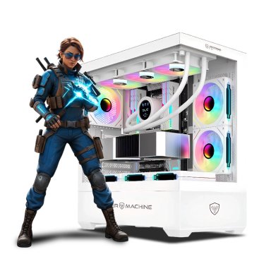 CPU GAMER INTEL CORE I9 14900K 32GB DDR5 1TB RTX5070 12GB MIPCLISTA WHITE COMPUTADORA - 1