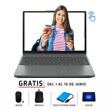 LAPTOS LENOVO IDEAPAD SLIM 3 15IRH10 15,3” TOUCH INTEL CORE I5 13420H 16GBLPDDR5 500GB - 2