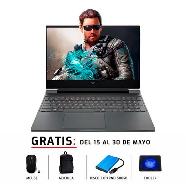 LAPTOP HP VICTUS 15 FB3018LA 15.6” AMD RYZEN 7 7445HS 500GB 16GB DDR5 RTX3050 6GB - 1