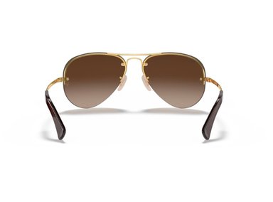 LENTES DE SOL ICONIC AVIATOR DORADO BROWN RAY-BAN - 4