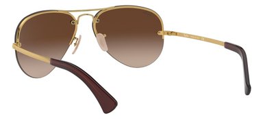 LENTES DE SOL ICONIC AVIATOR DORADO BROWN RAY-BAN - 6