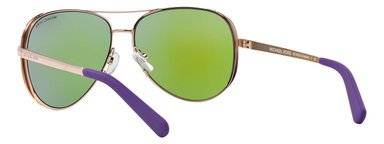 LENTES DE SOL CHELSEA PÚRPURA ESPEJADO MICHAEL KORS - 6