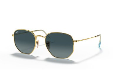 LENTES DE SOL HEXAGONAL DORADO RAY-BAN - 2