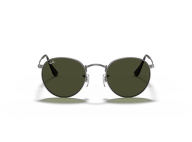 LENTES DE SOL ROUND METAL PLATEADO RAY-BAN