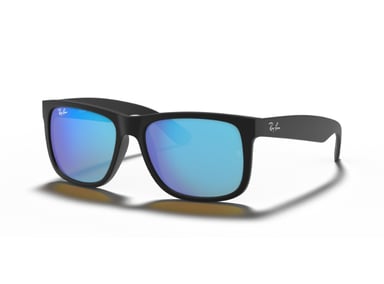 LENTES DE SOL RAY-BAN SQUARE JUSTIN AZUL ESPEJEADO - 2