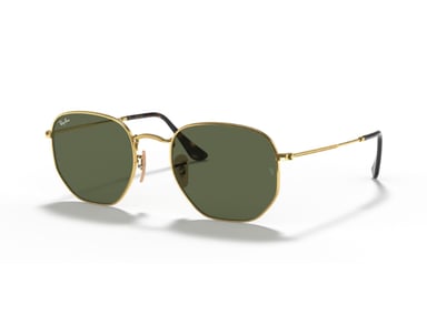 LENTES DE SOL HEXAGONAL GOLD GREEN RAY-BAN - 2