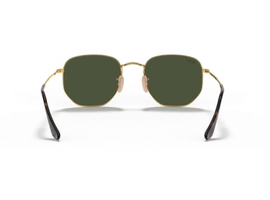 LENTES DE SOL HEXAGONAL GOLD GREEN RAY-BAN - 4