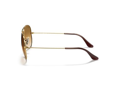LENTES DE SOL AVIATOR CLASSIC DORADO BROWN RAY-BAN - 3