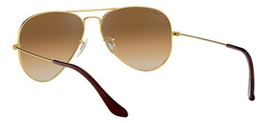 LENTES DE SOL AVIATOR CLASSIC DORADO BROWN RAY-BAN - 6