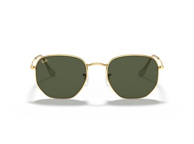 LENTES DE SOL RAY-BAN-HEXAGONAL-GOLD LEGEND-RB3548