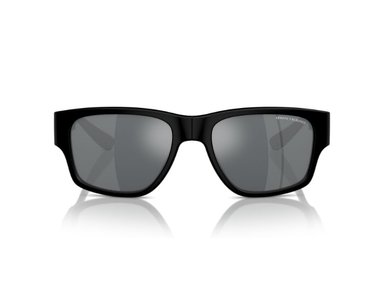 LENTES DE SOL  GRIS CLARO Y NEGRO ESPEJADO ARMANI EXCHANGE