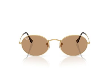 LENTES DE SOL OVAL MARRÓN RAY-BAN