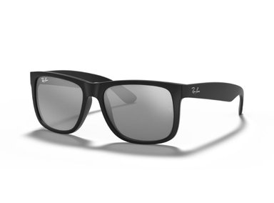 LENTES DE SOL JUSTIN GRIS ESPEJADO Y PLATEADO RAY-BAN - 2