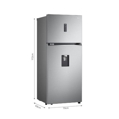 REFRIGERADORA LG 374LT HYGIENE FRESH TOP FREEEZER NO FROST GT37SGP - 2