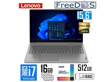 LAPTOP  LENOVO V15 G4 IRU INTEL COREI7-1355U 16GB RAM 512GB SSD 15.6' FREE DOS 83A100ERLM