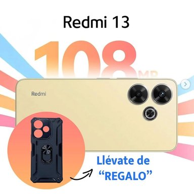 REDMI 13 8GB RAM 256GB CÁMARA 108 MP COLOR DORADO ARENA CON ESTUCHE RANGER DE REGALO