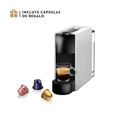 CAFETERA ESSENZA MINI SILVER ORIGINAL NESPRESSO