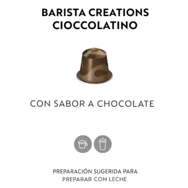 CAFÉ BARISTA CREATIONS CIOCCOLATINO X 10 CÁPSULAS ORIGINAL NESPRESSO - 2