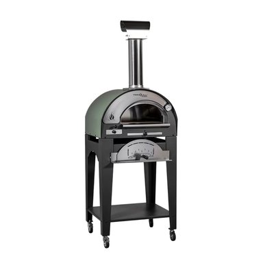 HORNO DE LEÑA PARA PIZZAS ITALINO, BABY - VERDE - 3