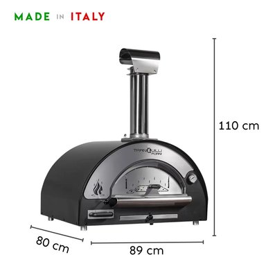 HORNO DE LEÑA PARA PIZZAS,  ARDE MEDIUM -GRIS