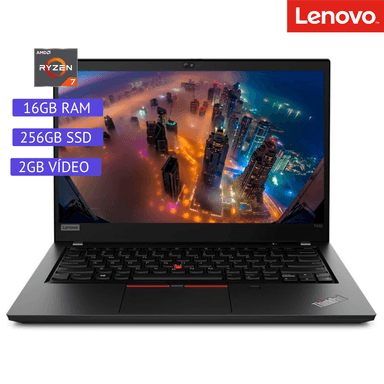LAPTOP LENOVO THINKPAD T495 RYZEN 7 16GB RAM 256GB SSD 2GB VIDEO REACONDICIONADA