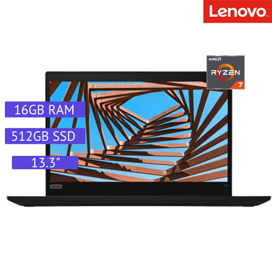 LAPTOP LENOVO THINKPAD X13 RYZEN 7 16GB RAM 512GB SSD 13.3' REACONDICIONADA - 1
