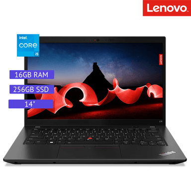 LAPTOP REACONDICIONADO LENOVO THINKPAD L14 INTEL CORE I5 10ª GEN 16GB RAM 256SSD 14'