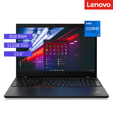 LAPTOP REACONDICIONADO LENOVO THINKPAD L15 INTEL CORE I7 8GB RAM 512GBSSD 15.6'