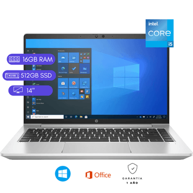 LAPTOP REACONDICIONADA HP 640 G8 CORE I5 11VA 16GB RAM 512GB SSD