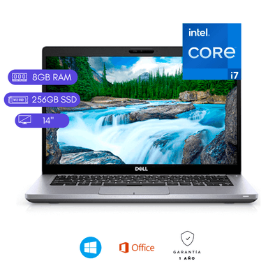 LAPTOP REACONDICIONADA DELL LATITUDE 5410 CORE I7 10MA 8GB RAM 256GB SSD M.2